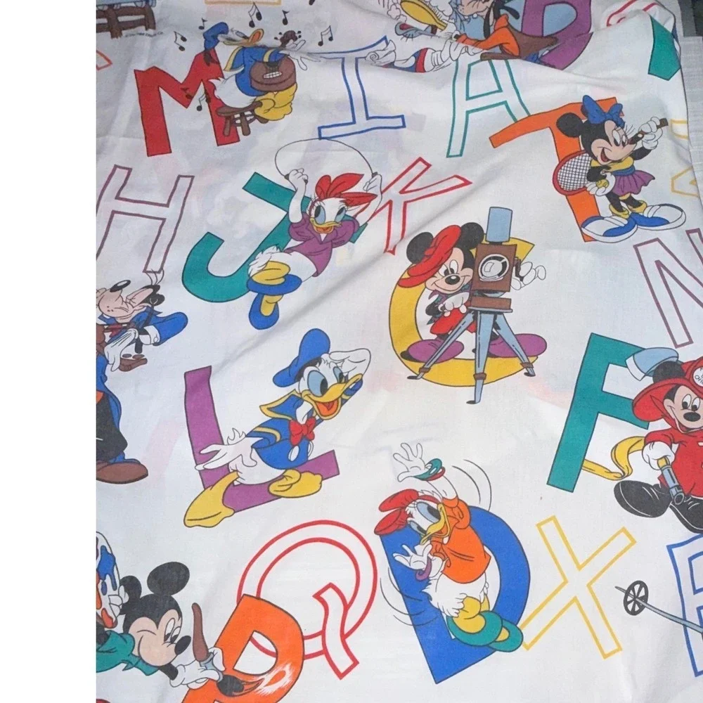80s Disney Character‎ Storyboard Sheet | Pristine Vintage Cotton Blend